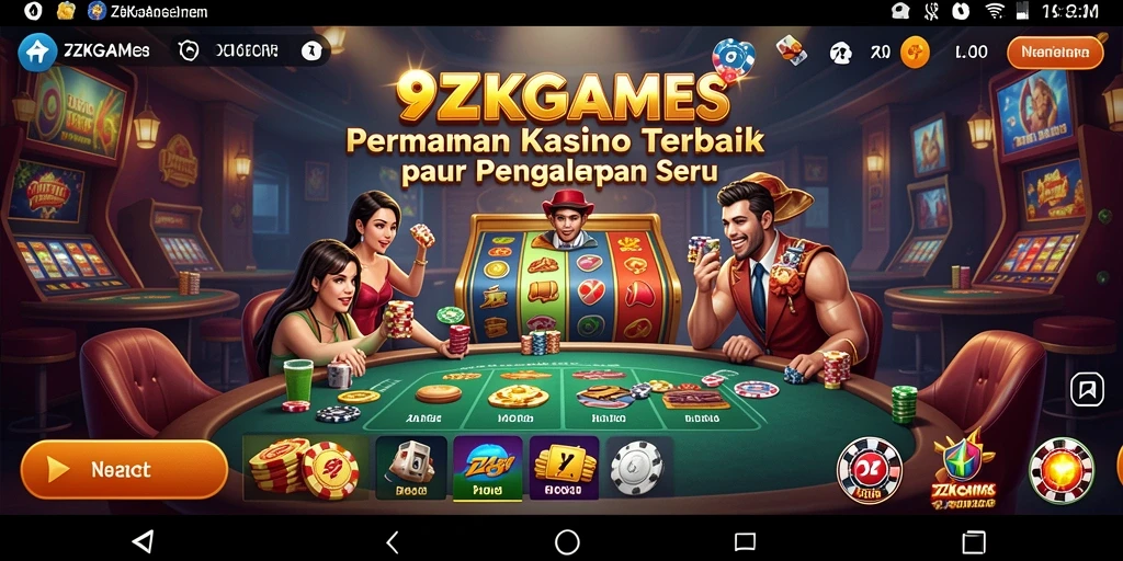 Tampilan gameplay yang seru dan interaktif di 9ZKGAMES.