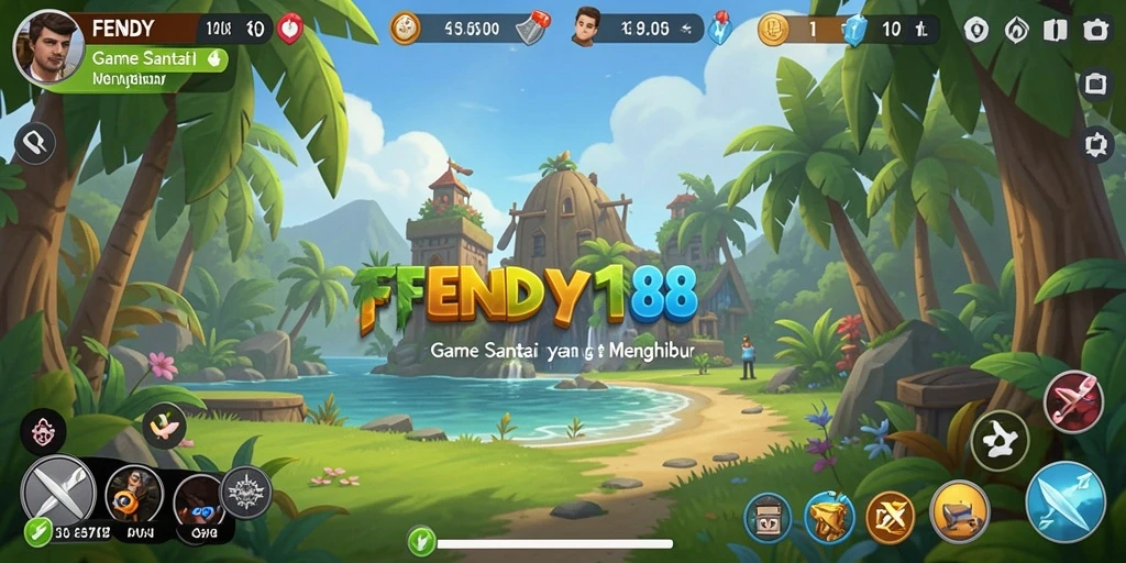 Tampilan gameplay <strong>FENDY188</strong> yang ceria dan menghibur.