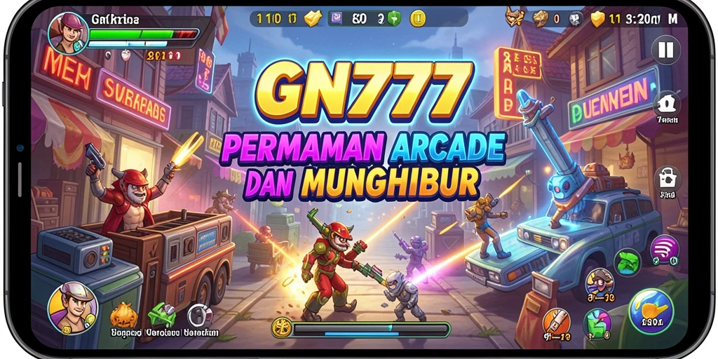 Tangkapan layar gameplay GN777 dengan grafis Arcade yang menarik.