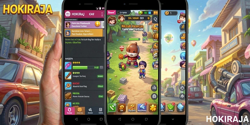 Tampilan gameplay <strong>HOKIRAJA</strong> yang menarik dan penuh warna.