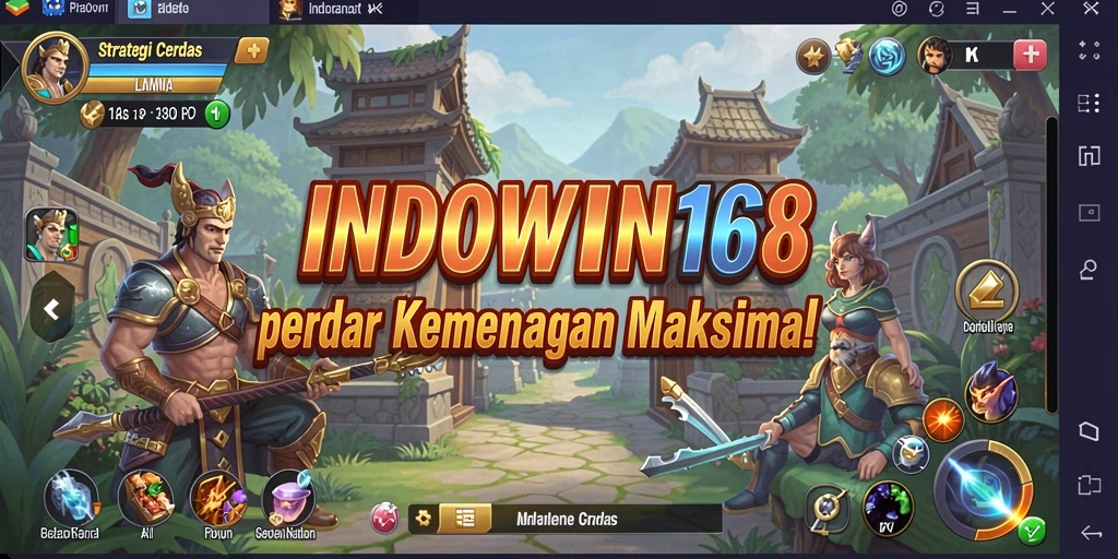Tampilan gameplay INDOWIN168 yang menegangkan dan penuh strategi.