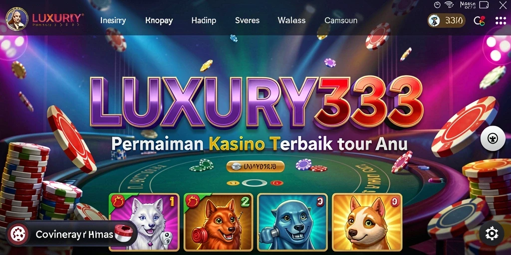 Tampilan gameplay imersif dari LUXURY333 yang menakjubkan.