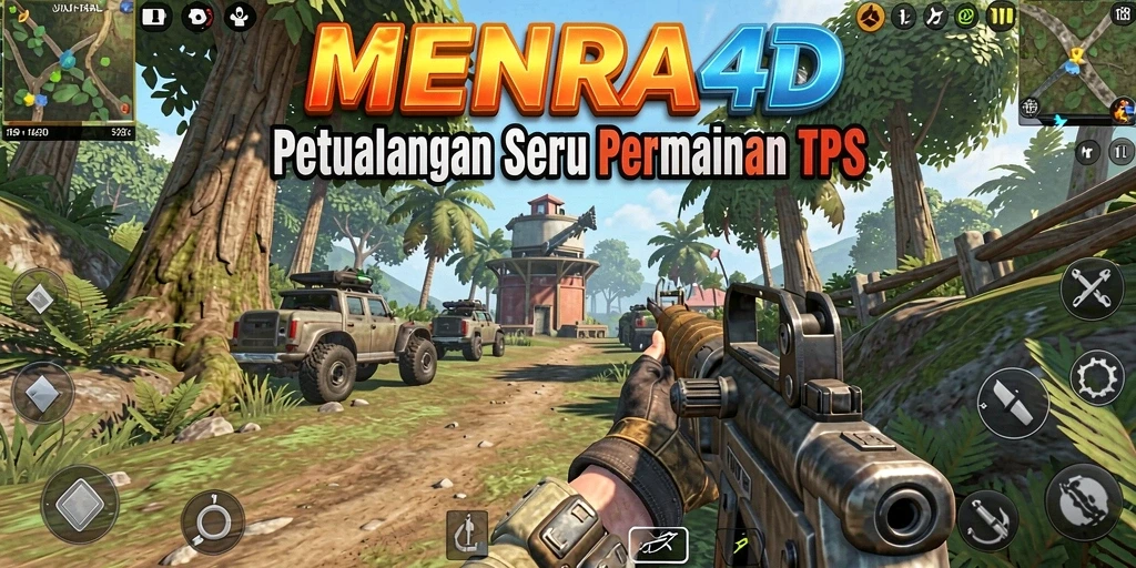 Tampilan gameplay MENARA4D yang memukau dan mendebarkan.